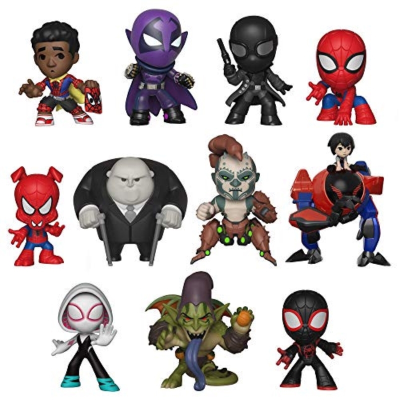 FUNKO ACTION FIGURES FUNKO MISTERY MINIS ANIMATED SPIDER-MAN 12 PC